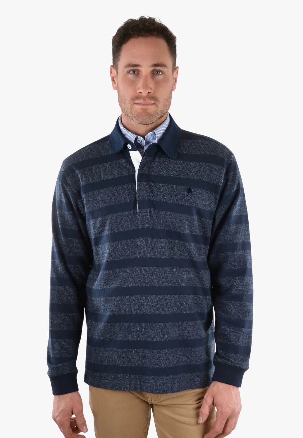 Thomas Cook CLOTHING-Mens Jerseys Thomas Cook Mens Beauford Stripe Rugby