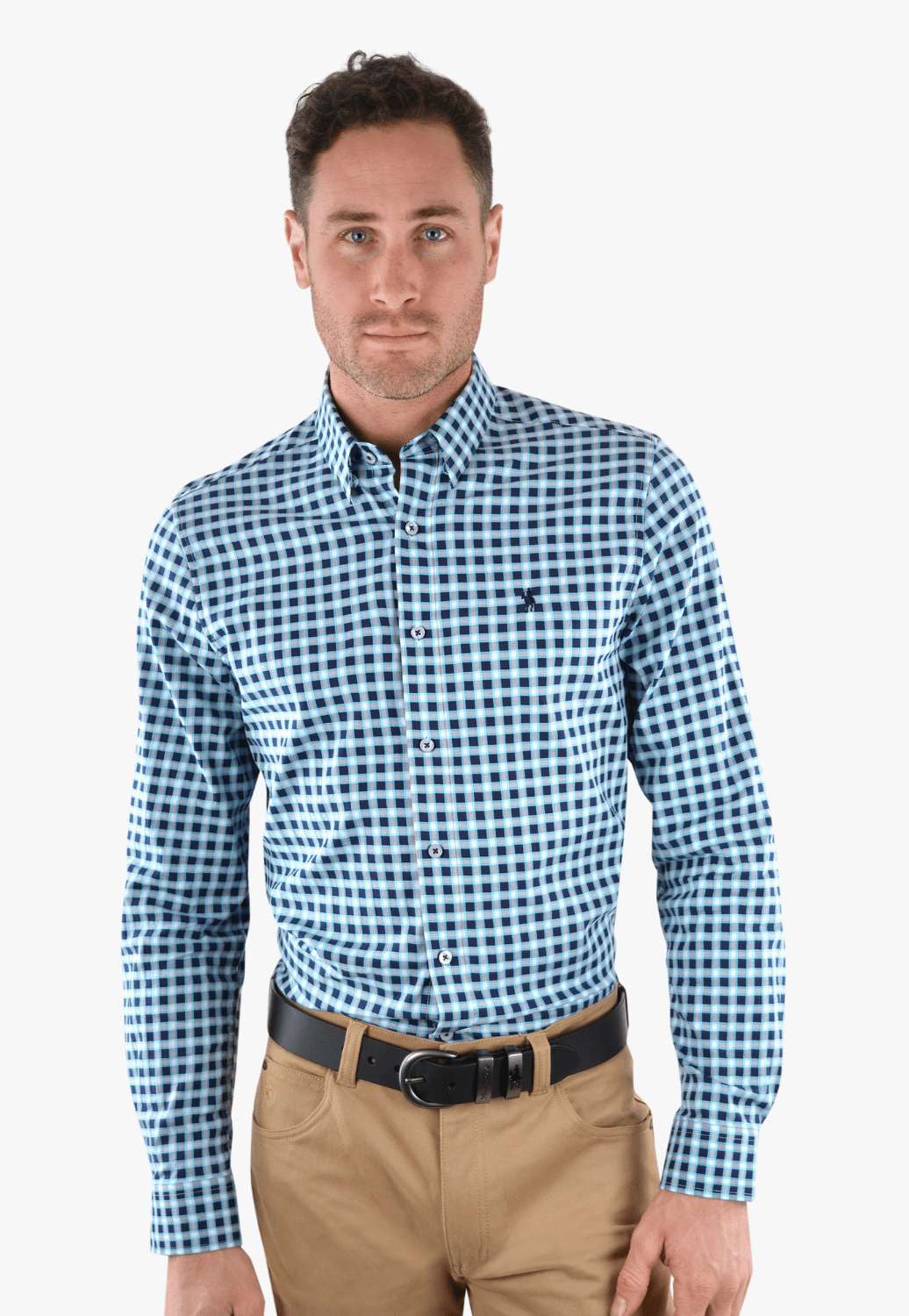 Thomas Cook CLOTHING-Mens Long Sleeve Shirts Thomas Cook Mens Byrnes Tailored Long Sleeve Shirt