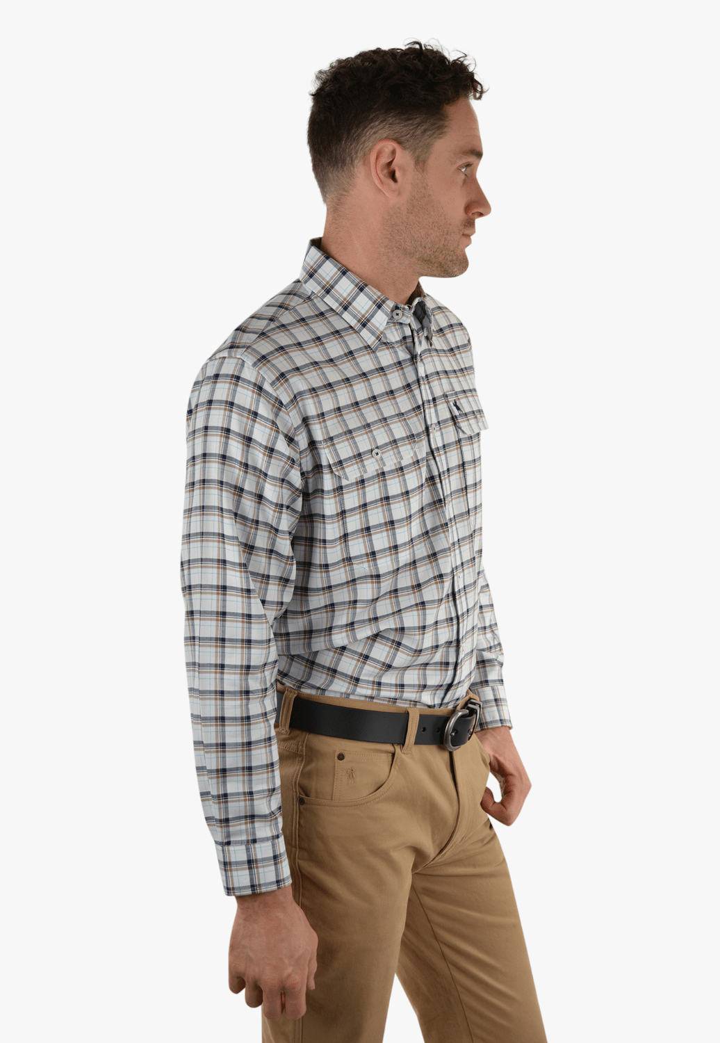 Thomas Cook CLOTHING-Mens Long Sleeve Shirts Thomas Cook Mens Newell Long Sleeve Shirt