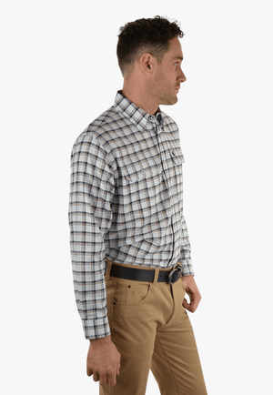 Thomas Cook CLOTHING-Mens Long Sleeve Shirts Thomas Cook Mens Newell Long Sleeve Shirt