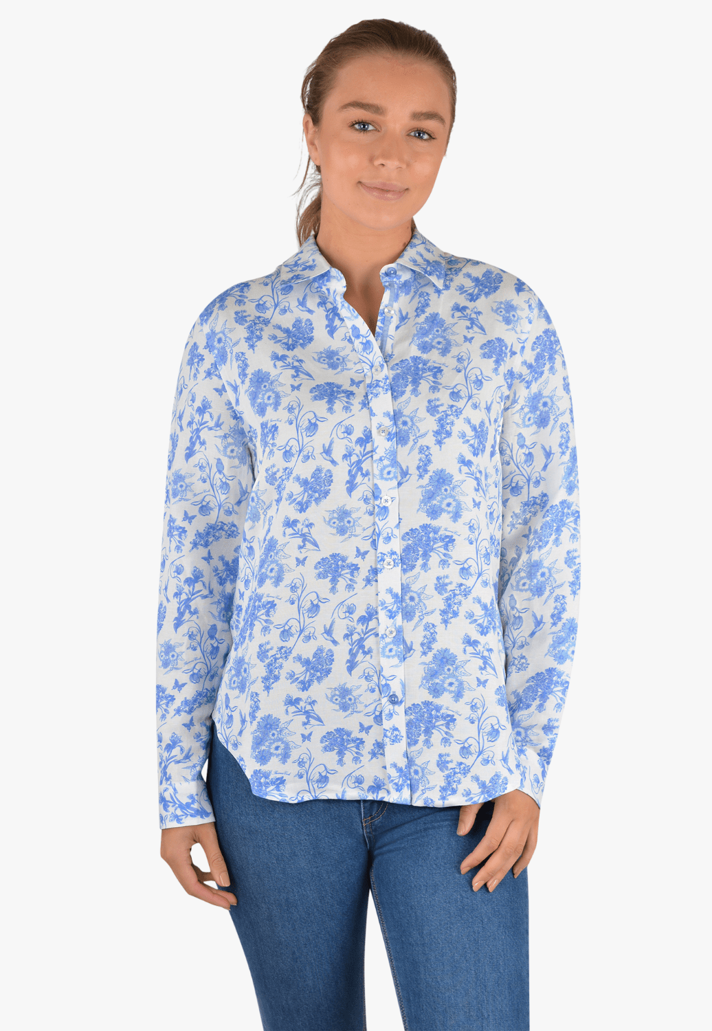 Thomas Cook CLOTHING-Womens Long Sleeve Shirts Thomas Cook Womens Bonnie Long Sleeve Shirt