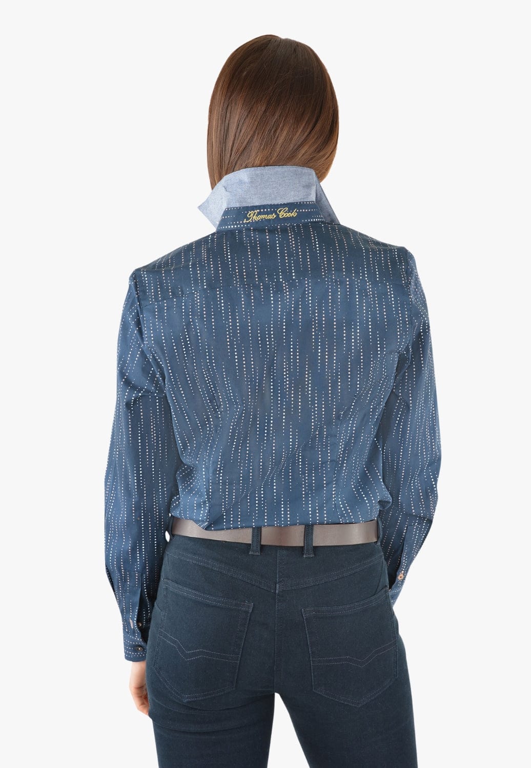 Thomas Cook CLOTHING-Womens Long Sleeve Shirts Thomas Cook Womens Jade Long Sleeve Shirt