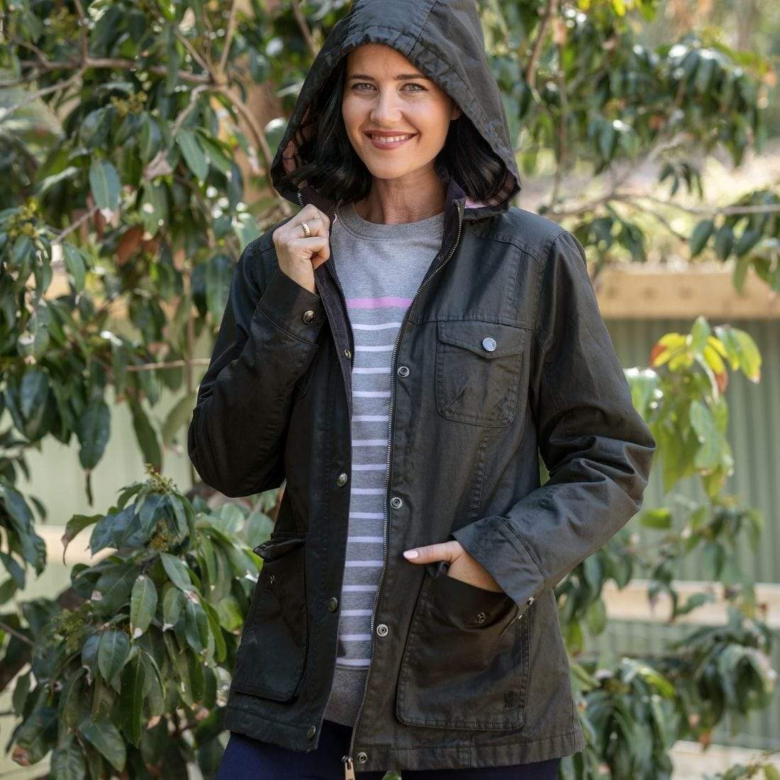 Thomas Cook CLOTHING-Womens Jackets Thomas Cook Womens Victoria Wax Jacket