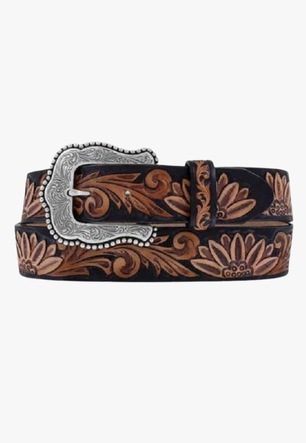 Tony Lama CLOTHING-Womens Belts Tony Lama Womens Delheart Daisy Belt