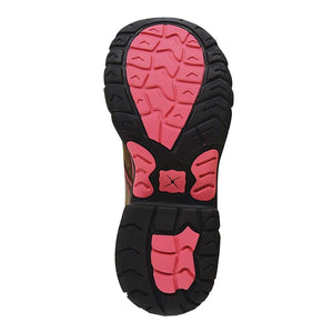 Twisted X FOOTWEAR - Womens Western Boots Twisted X Womens Pink Ribbon All Around Lace Up Boot