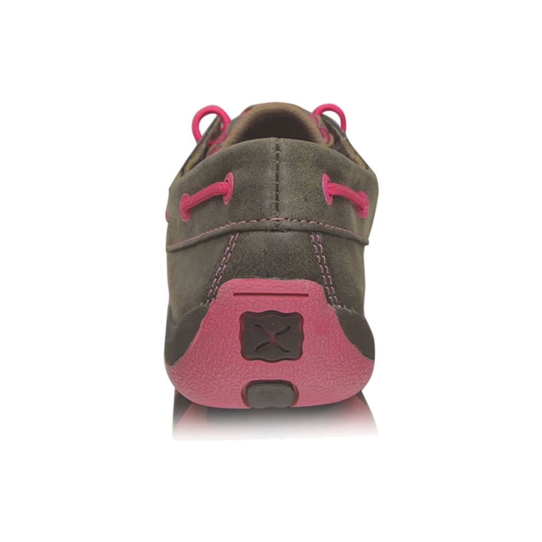 Twisted X FOOTWEAR - Womens Casual Twisted X Womens Pink Ribbon Slip On Boat Moc