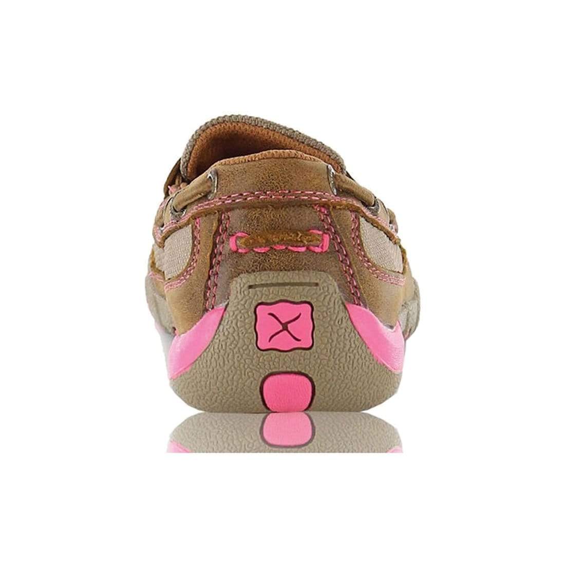 Twisted X FOOTWEAR - Womens Western Boots Twisted X Womens Pink Ribbon Slip On Moc