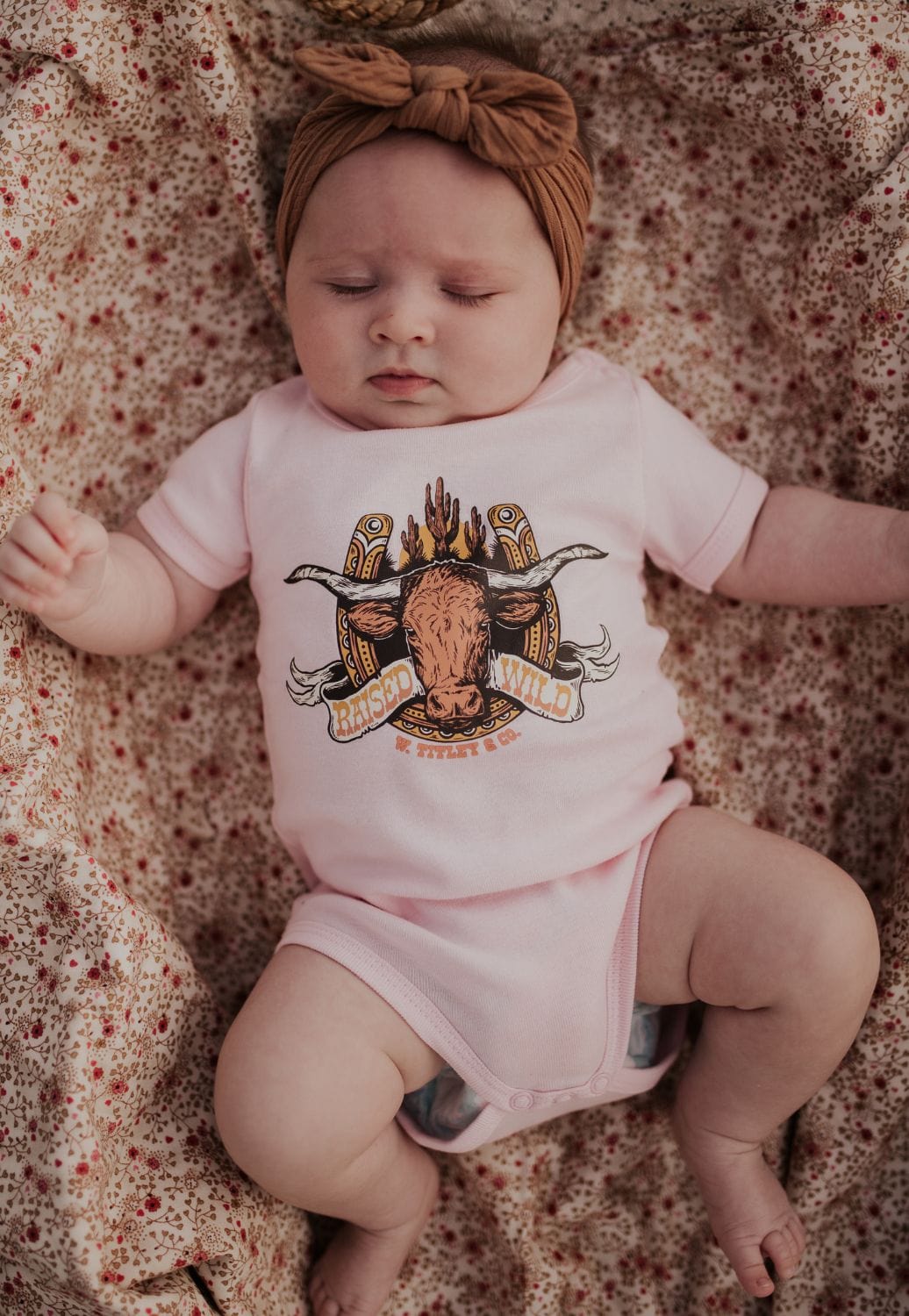 W. Titley and Co CLOTHING-Infants W. Titley & Co. Infant Raised Wild Onesie