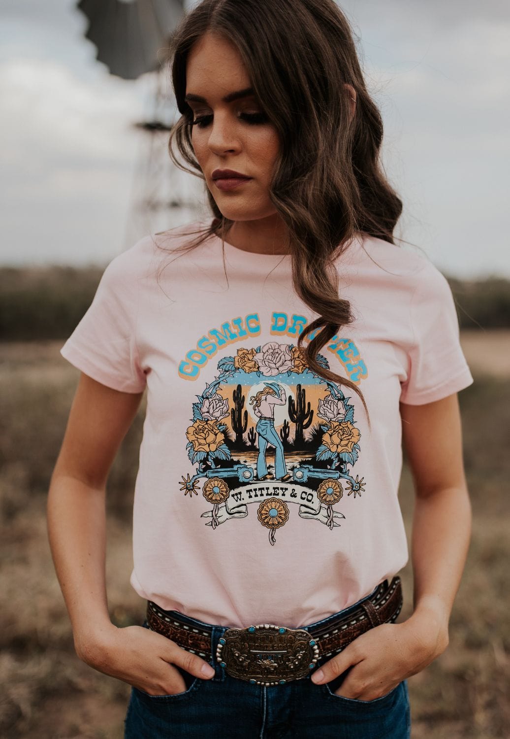 W. Titley and Co CLOTHING-WomensT-Shirts W. Titley & Co. Womens Cosmic Drifter T-Shirt