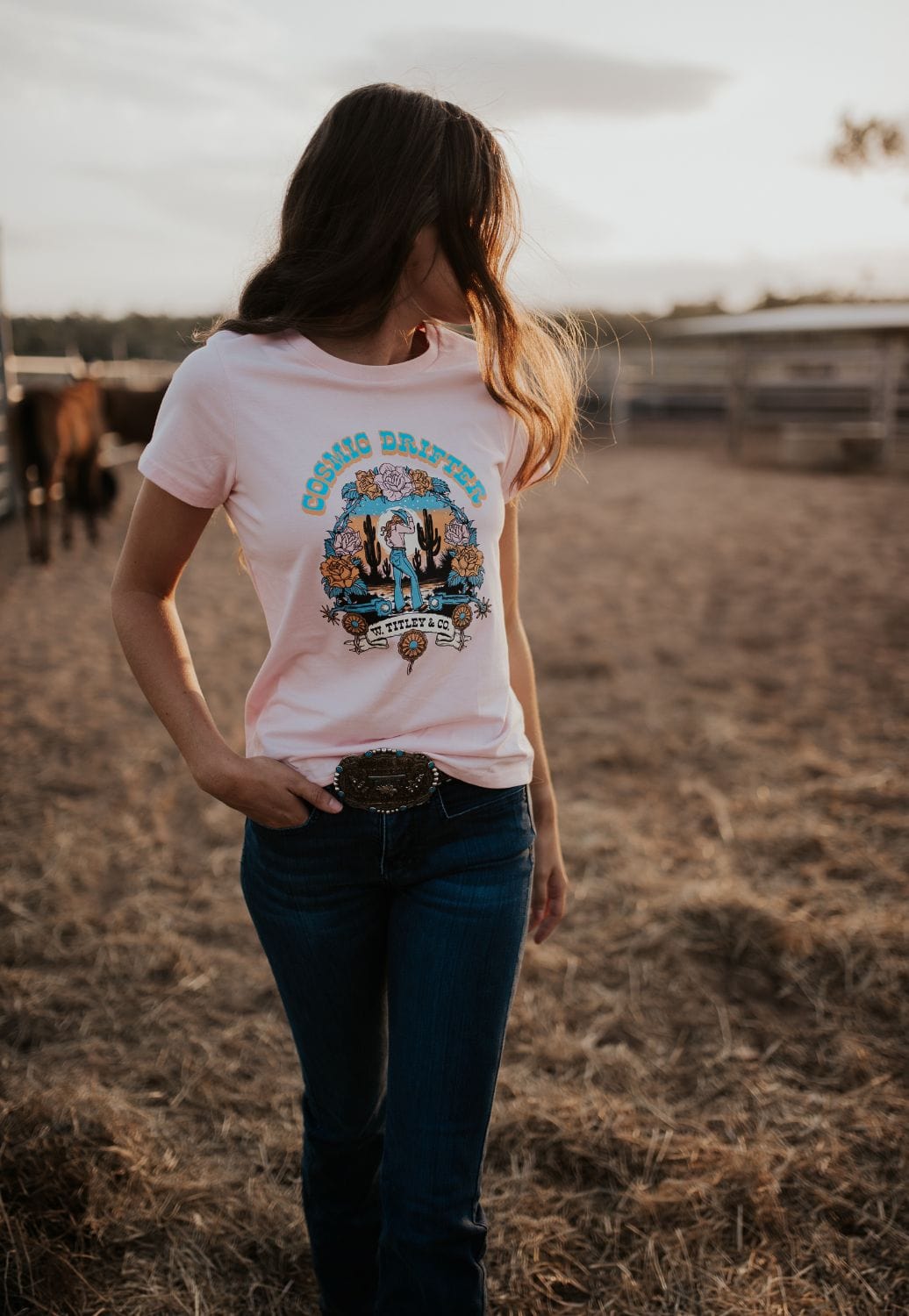 W. Titley and Co CLOTHING-WomensT-Shirts W. Titley & Co. Womens Cosmic Drifter T-Shirt