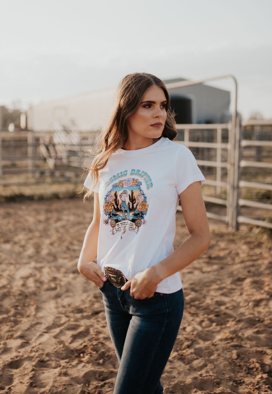 W. Titley and Co CLOTHING-WomensT-Shirts W. Titley & Co. Womens Cosmic Drifter T-Shirt