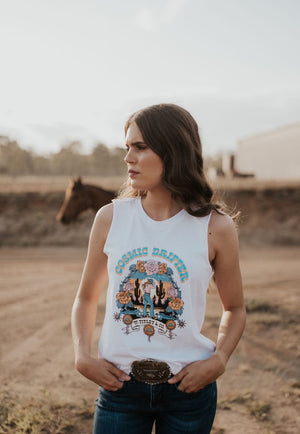 W. Titley and Co CLOTHING-Womens Singlets Tank Tops W. Titley & Co. Womens Cosmic Drifter Tank