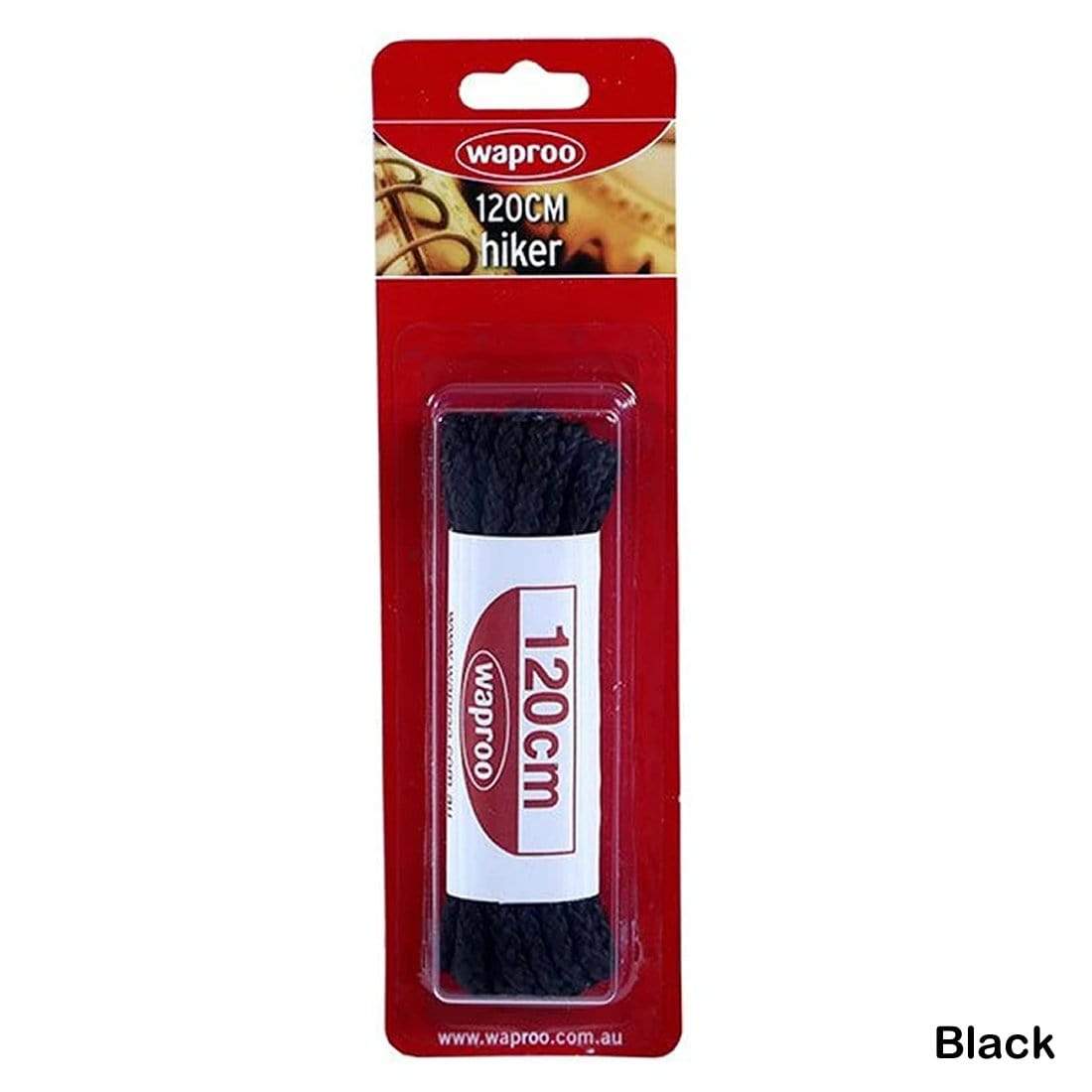 Waproo FOOTWEAR - Shoe Care Laces 150cm / Black Waproo 150cm Hiker Laces