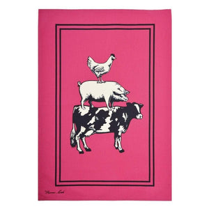 Wrangler ACCESSORIES-General Animal Pyramid Thomas Cook Farm Friends Tea Towel 2 Pack