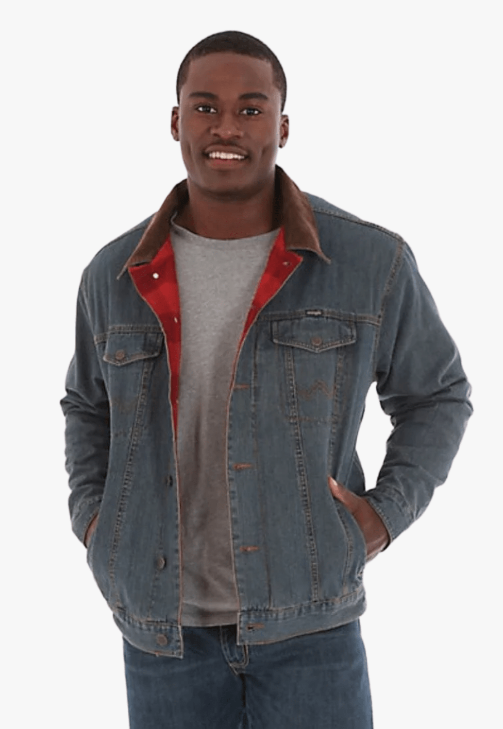 Wrangler CLOTHING-Mens Jackets Wrangler Mens Blanket Line Denim Jacket