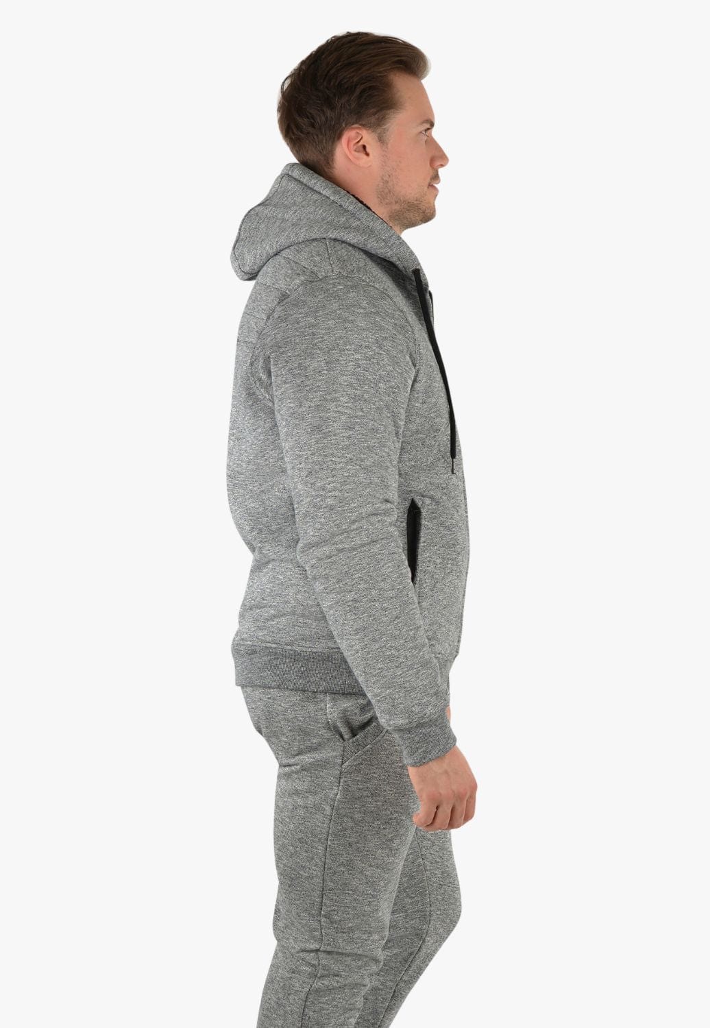 Wrangler CLOTHING-Mens Pullovers Wrangler Mens Brigde Zip Hoodie