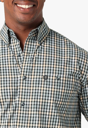 Wrangler CLOTHING-Mens Long Sleeve Shirts Wrangler Mens George Strait Long Sleeve Shirt