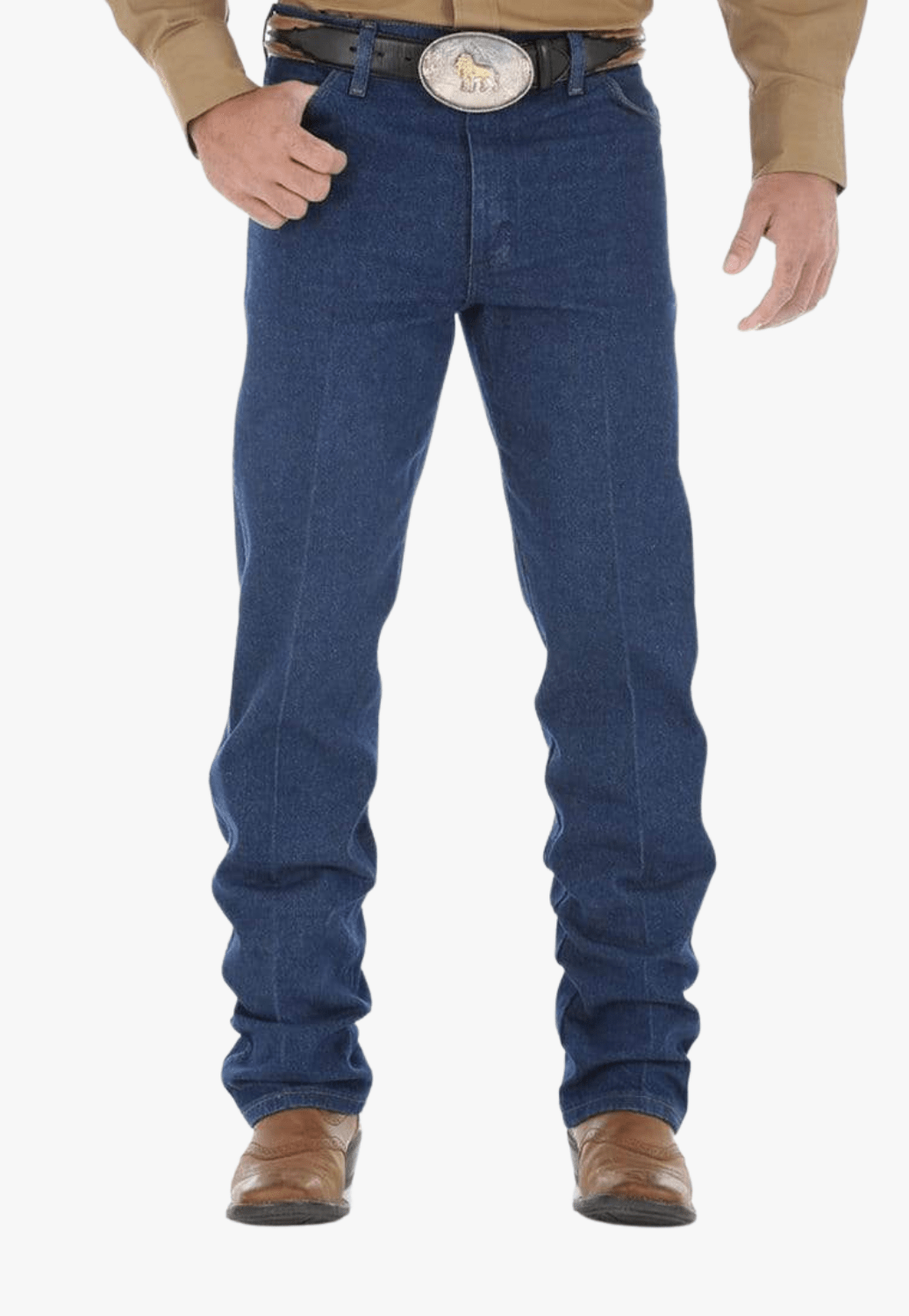 Wrangler Men's Original Cowboy Cut Active Flex Jean in Bleach – Branded Country Wear