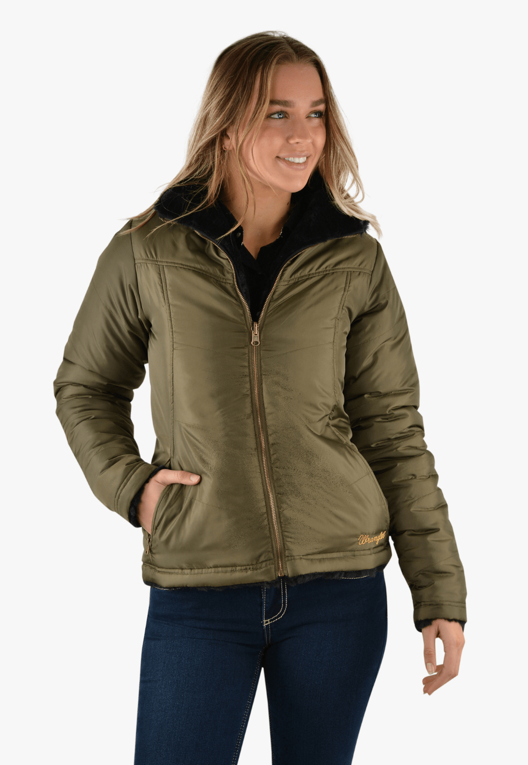 Wrangler CLOTHING-Womens Jackets Wrangler Womens Carrie Reversible Jacket