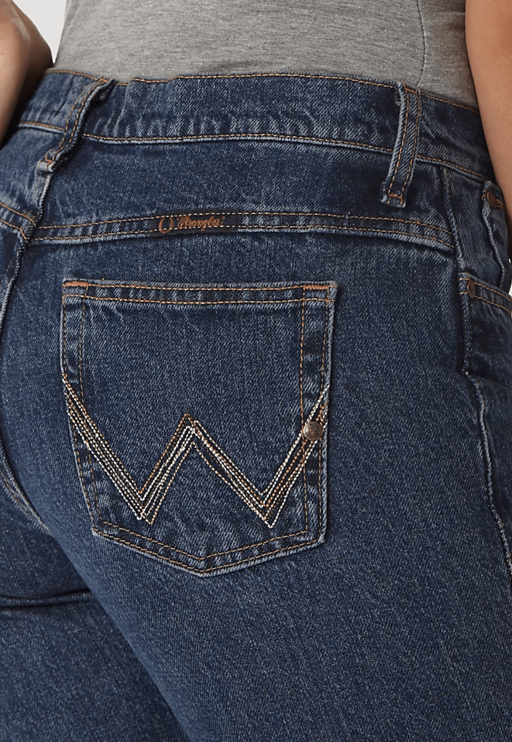Wrangler CLOTHING-Womens Jeans Wrangler Womens Cash Mid-Rise Jean