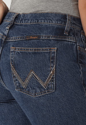 Wrangler CLOTHING-Womens Jeans Wrangler Womens Cash Mid-Rise Jean