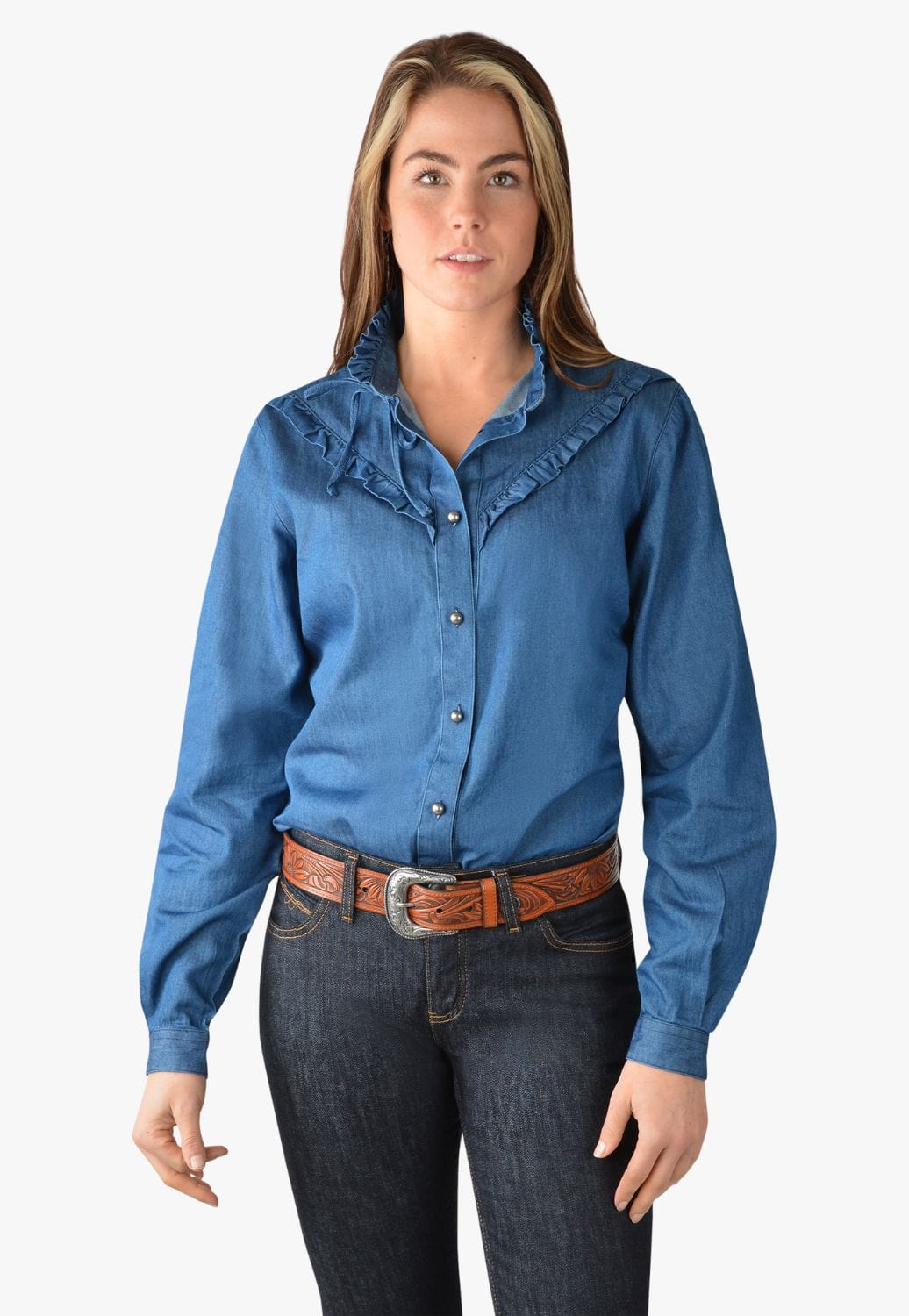 Wrangler CLOTHING-Womens Long Sleeve Shirts Wrangler Womens Hadley Long Sleeve Shirt