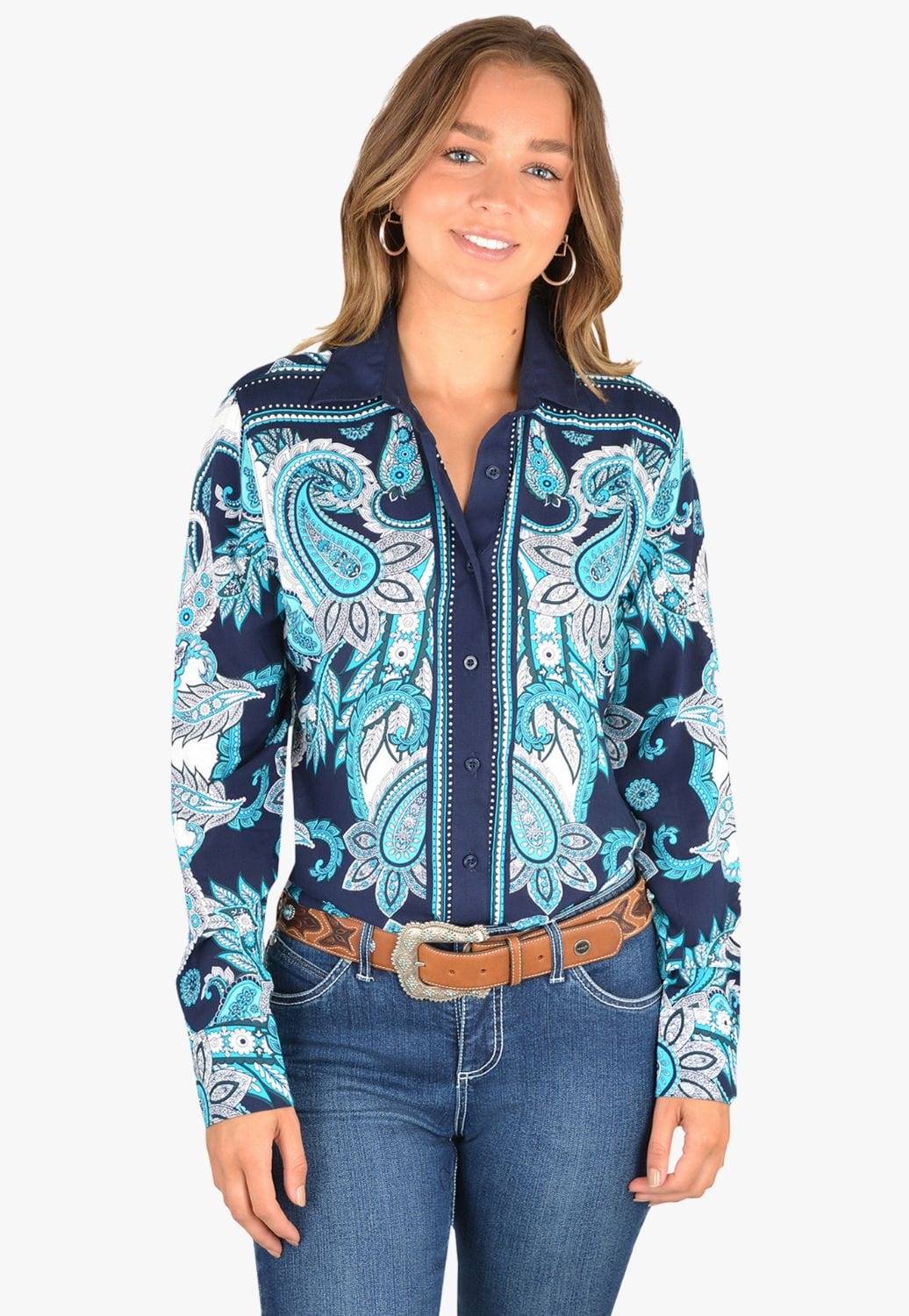 Wrangler CLOTHING-Womens Long Sleeve Shirts Wrangler Womens Judith Long Sleeve Shirt