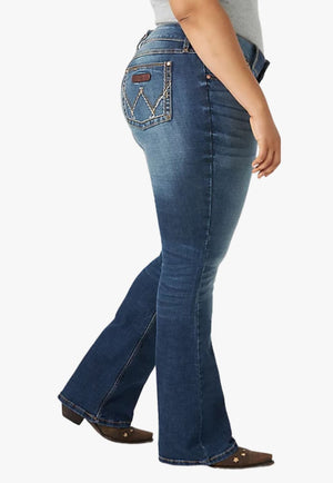 Wrangler CLOTHING-Womens Jeans Wrangler Womens Mae Plus Size Jean