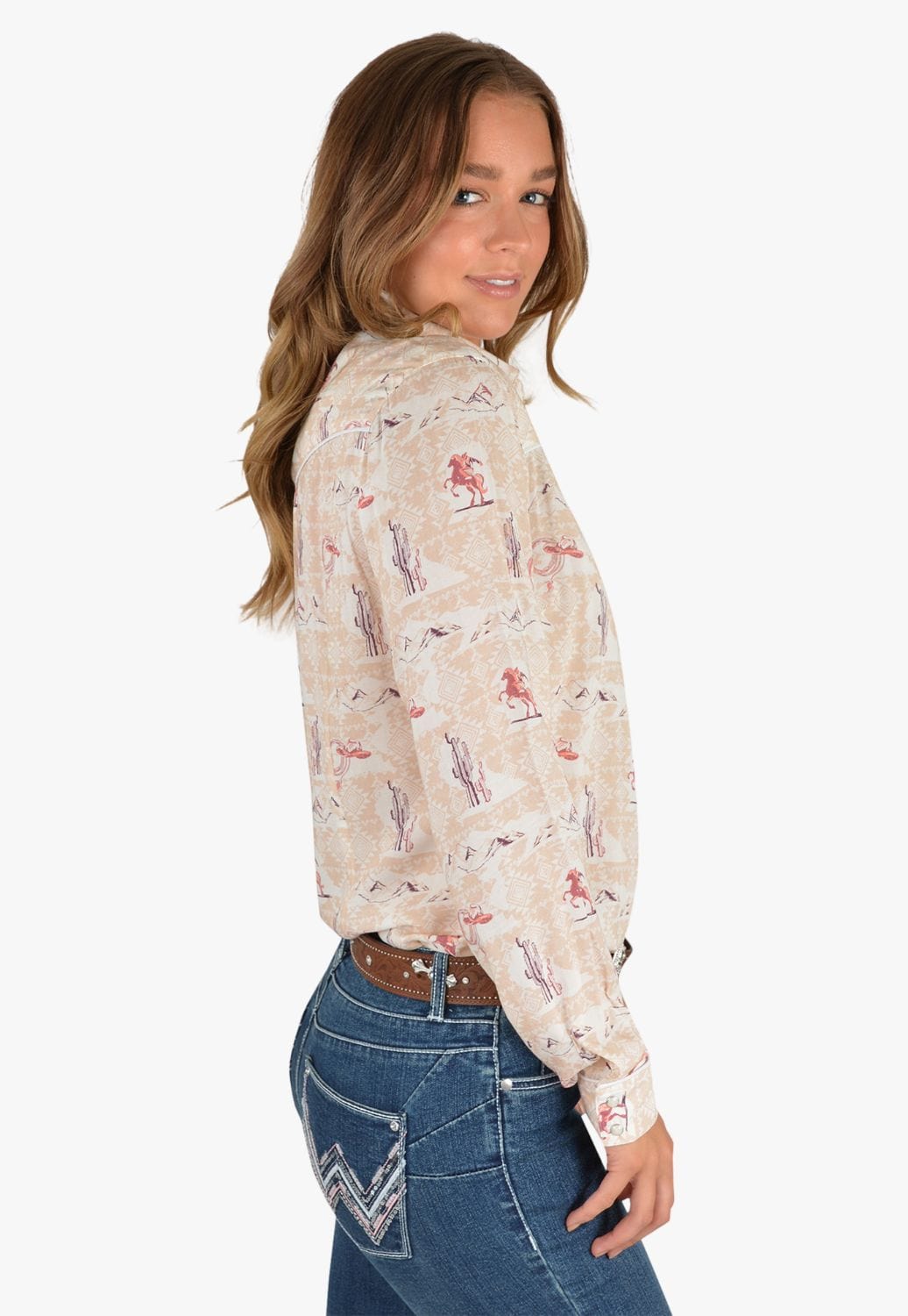 Wrangler CLOTHING-Womens Long Sleeve Shirts Wrangler Womens Matilda Long Sleeve Shirt
