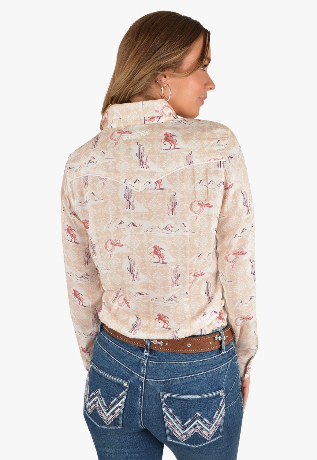 Wrangler CLOTHING-Womens Long Sleeve Shirts Wrangler Womens Matilda Long Sleeve Shirt