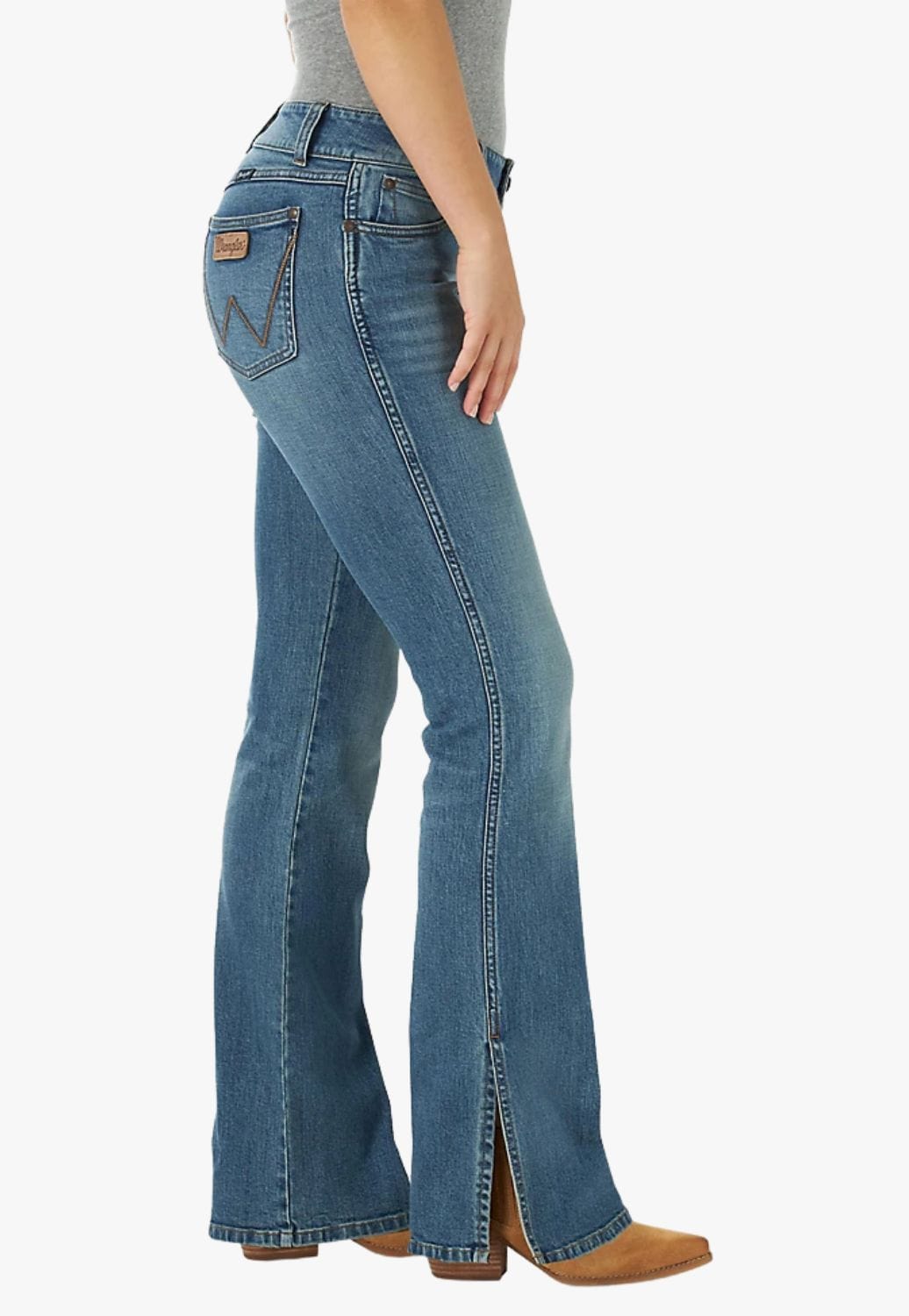 Wrangler CLOTHING-Womens Jeans Wrangler Womens Retro Mae Riley Slit Jean