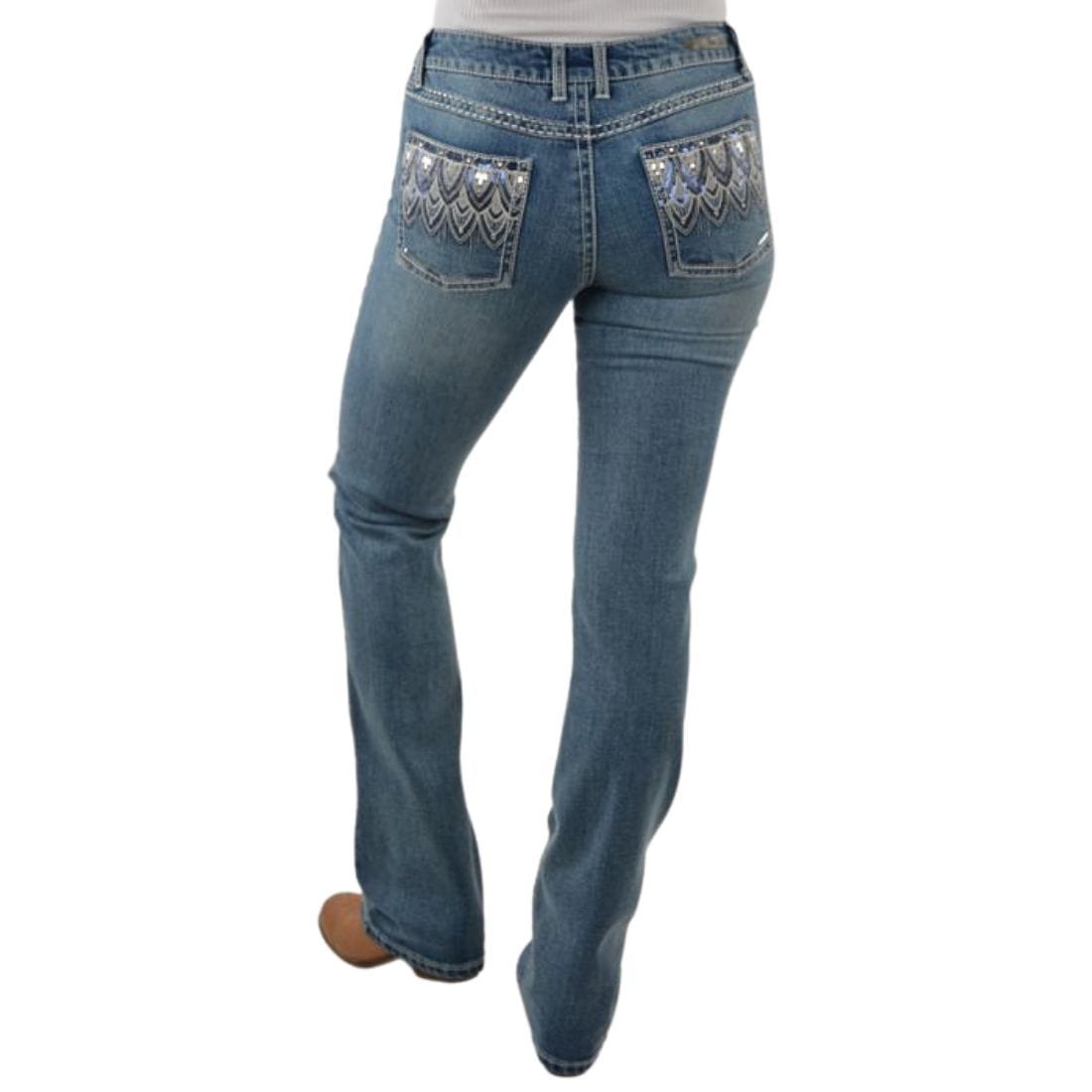 Wrangler CLOTHING-Womens Jeans Wrangler Womens Rock 47 Jerry Jean - 34 Leg