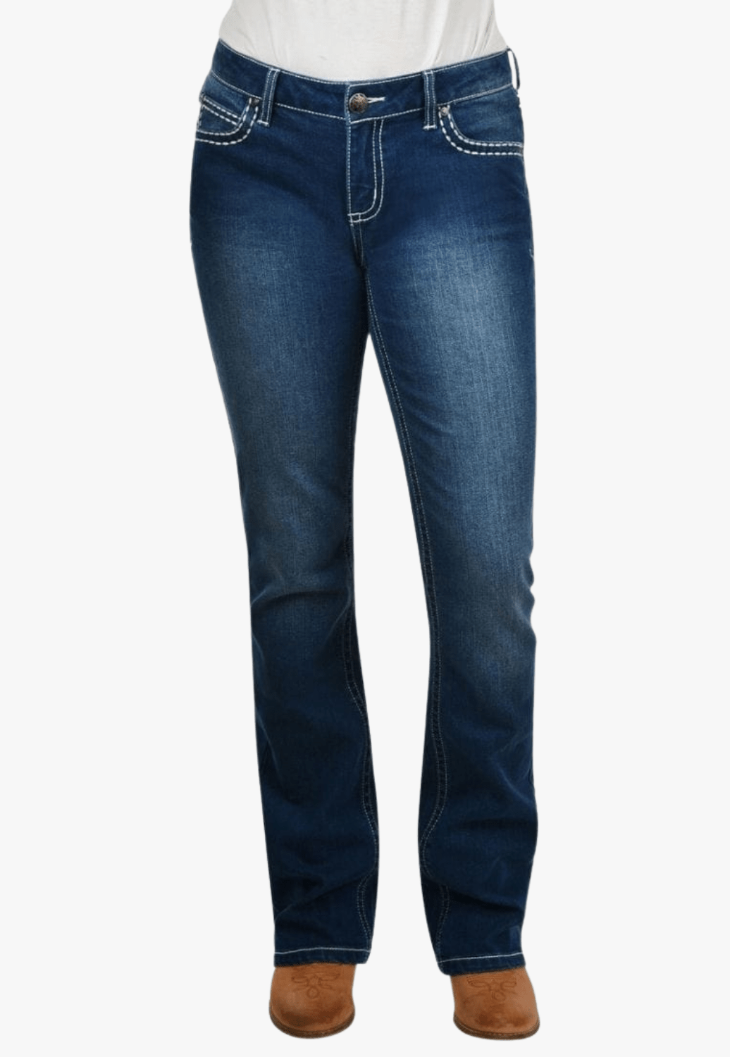 Wrangler CLOTHING-Womens Jeans Wrangler Womens Rock 47 Natasha Jean - 34 Leg