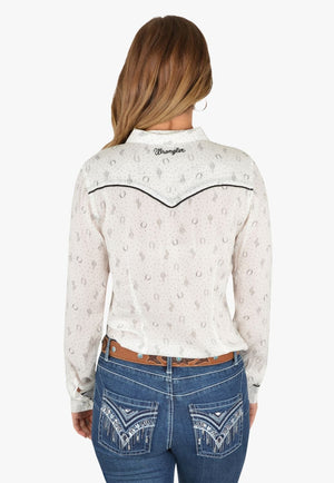 Wrangler CLOTHING-Womens Long Sleeve Shirts Wrangler Womens Wendy Lomg Sleeve Shirt